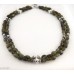 Labradorite (grey green) Necklace (multiway) 